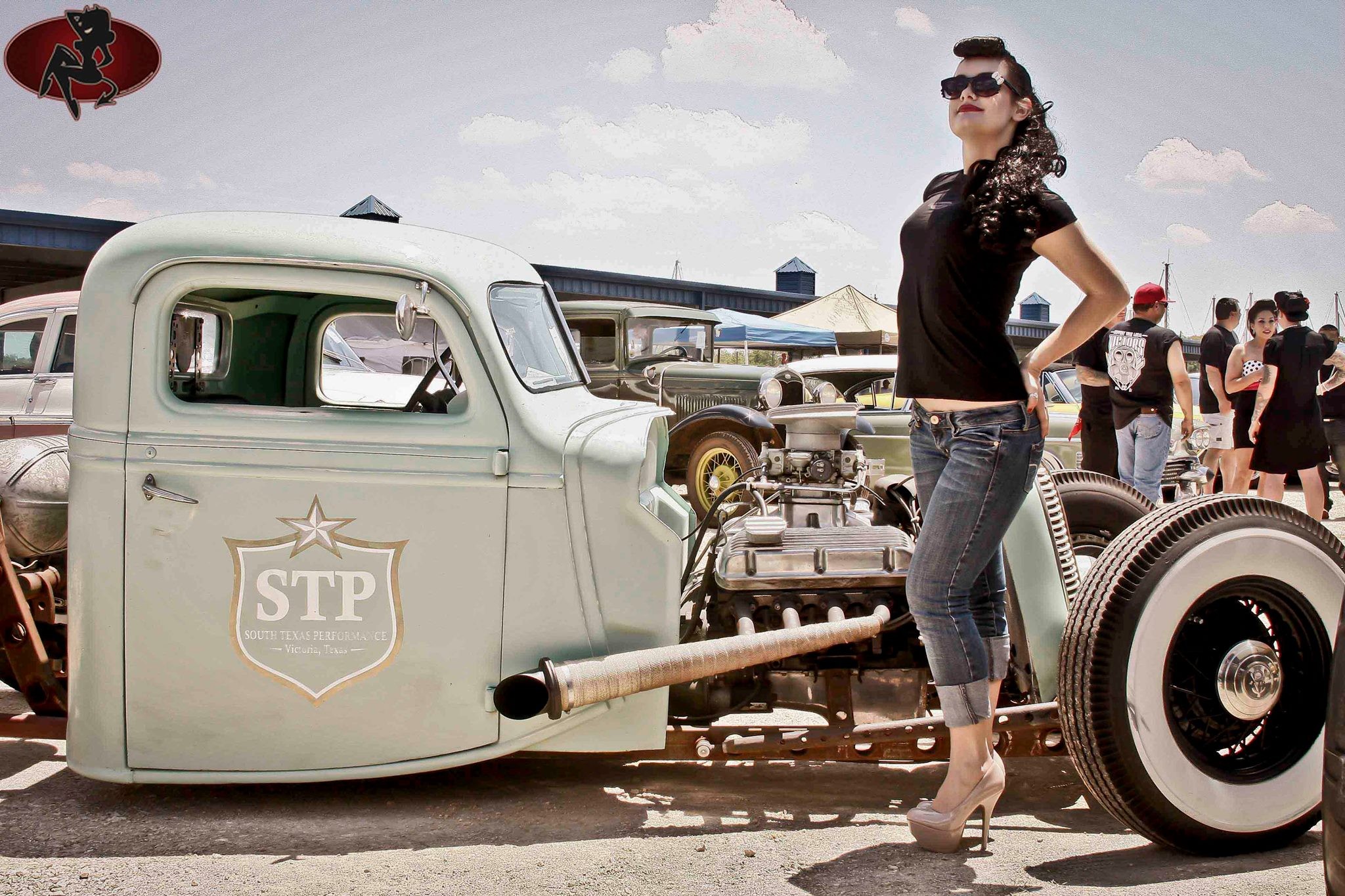 car, Women, Jeans, Women With Cars, Old Car Wallpaper