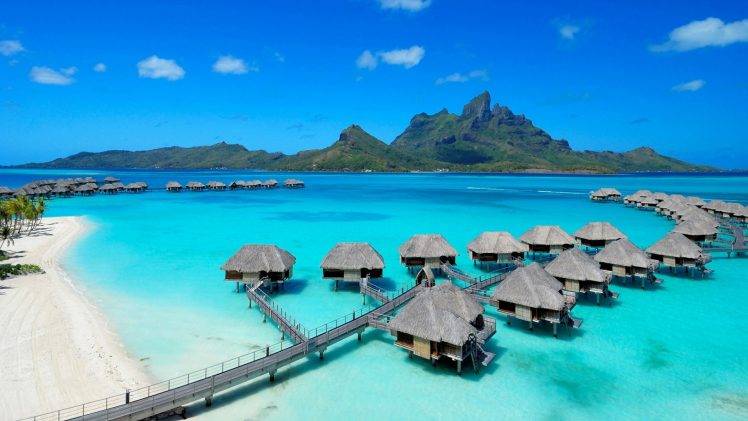 landscape, Bora Bora HD Wallpaper Desktop Background