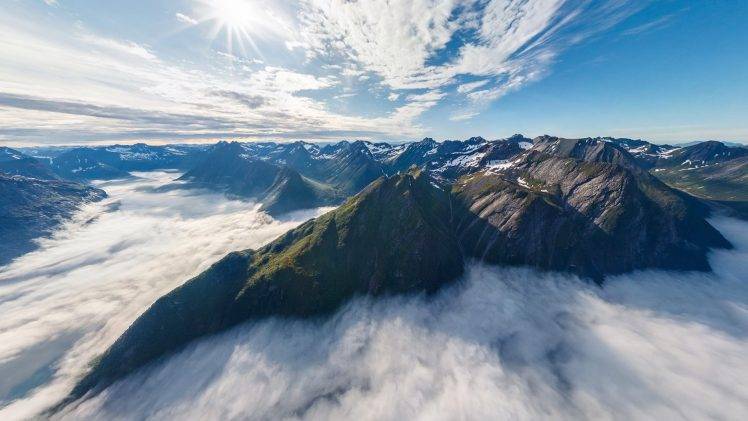 landscape, Nature, Mountain, Mist HD Wallpaper Desktop Background