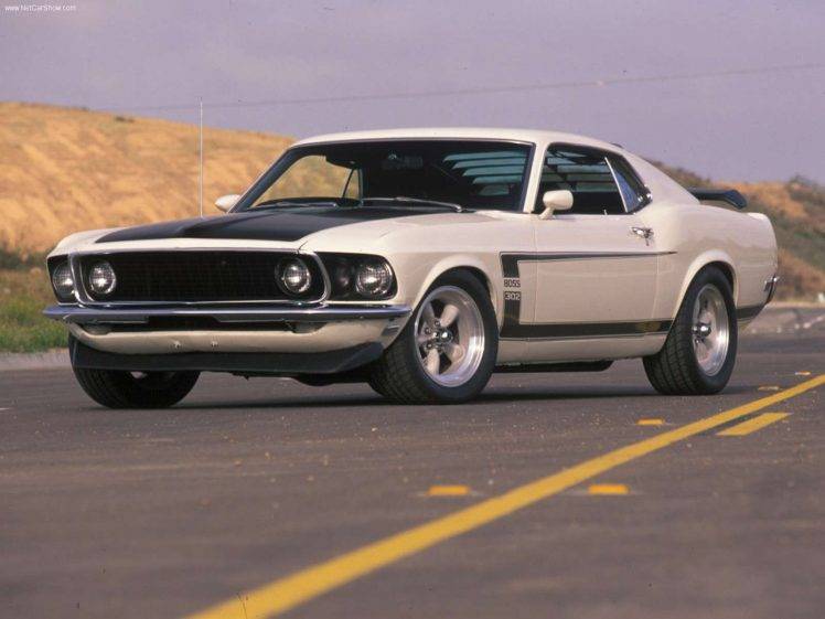 car, Muscle Cars, White, Ford Mustang HD Wallpaper Desktop Background