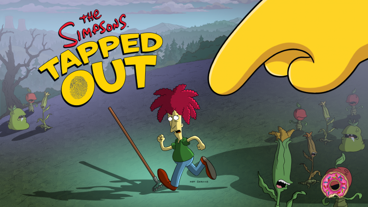 The Simpsons, Tapped Out, Sideshow Bob, Dr. Robert Underdunk Terwilliger, Video Games HD Wallpaper Desktop Background