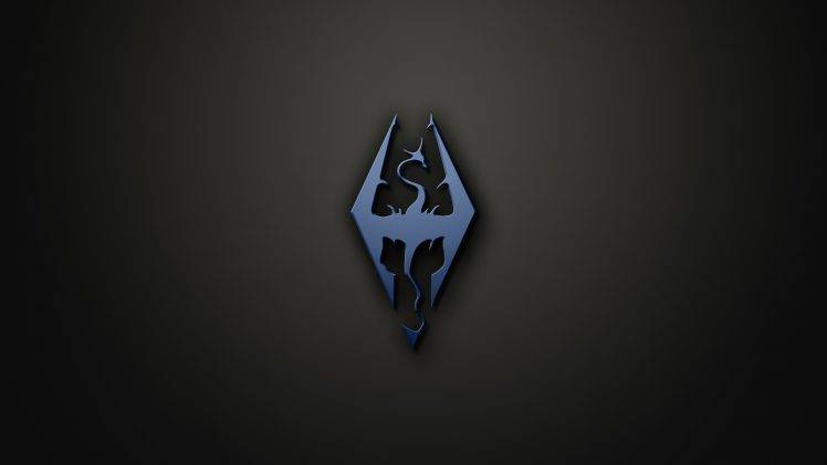 The Elder Scrolls V Skyrim Logo Video Games Wallpapers Hd Desktop And Mobile Backgrounds