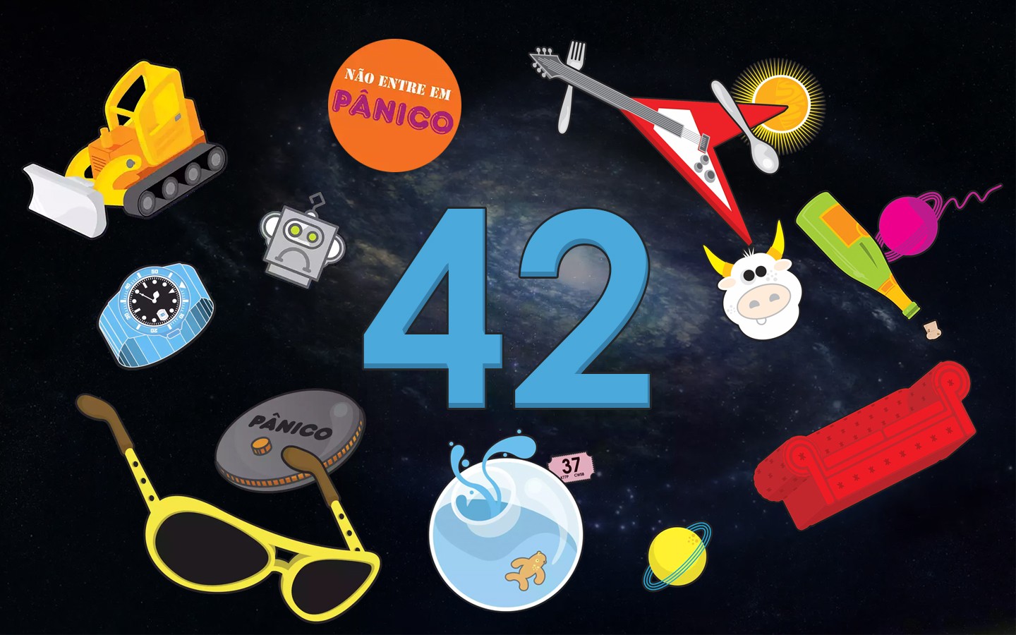 42, The Hitchhikers Guide To The Galaxy, Literature Wallpaper