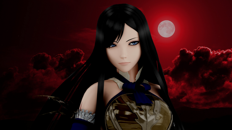 Castlevania: Order Of Ecclesia, Shanoa (Castlevania), Moon, Video Game Girls, Digital Art, Castlevania HD Wallpaper Desktop Background