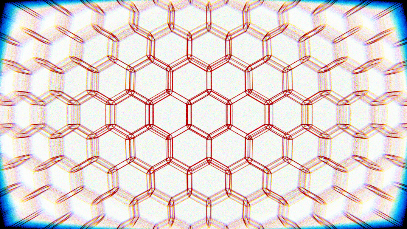 hexagon, Digital Art, Abstract, Geometry Wallpaper