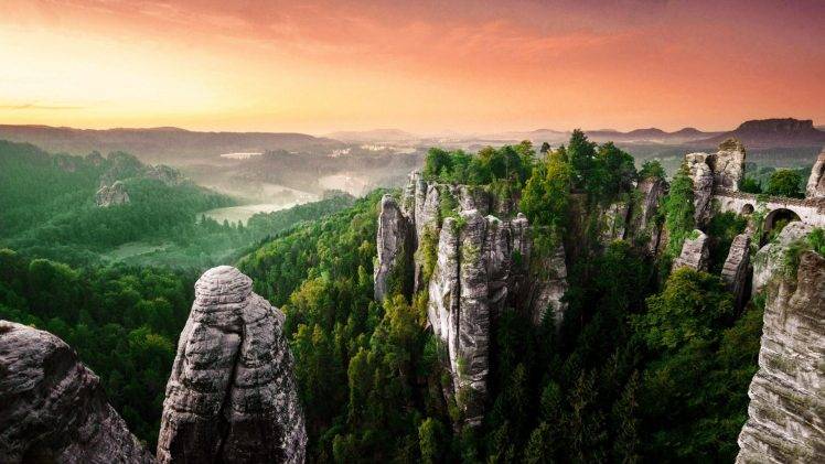 nature, Landscape, Rock, Forest HD Wallpaper Desktop Background