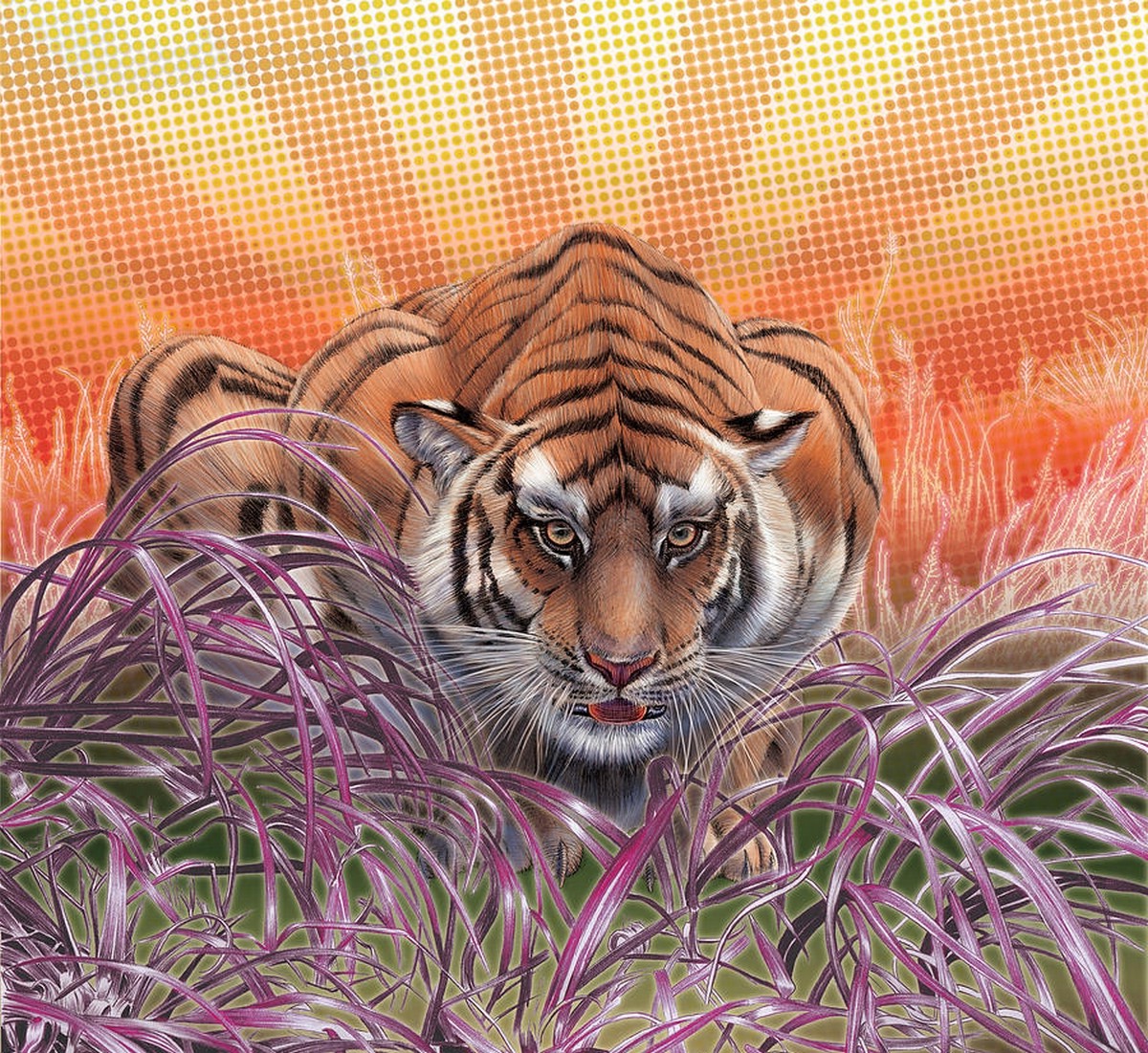 tiger, Animals, Digital Art, Nature Wallpaper