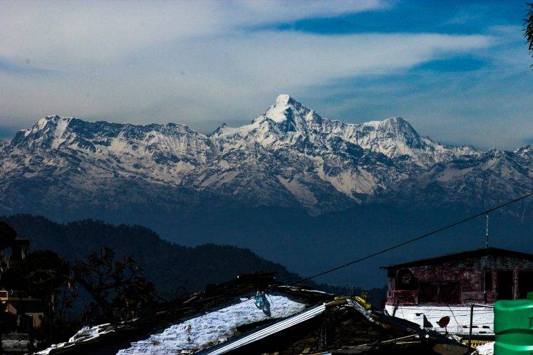 mountain, Himalayas, Winter, Landscape HD Wallpaper Desktop Background