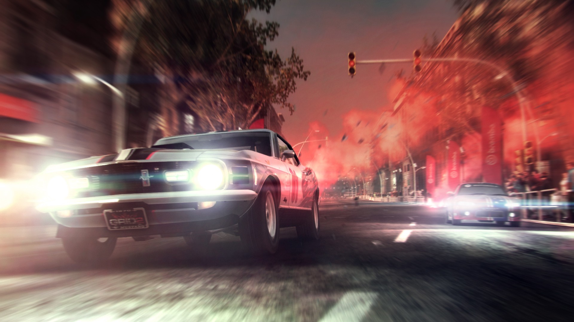 Ford Mustang, Grid 2, Race Cars Wallpaper