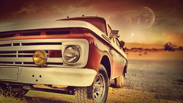 car, Landscape, Closeup HD Wallpaper Desktop Background