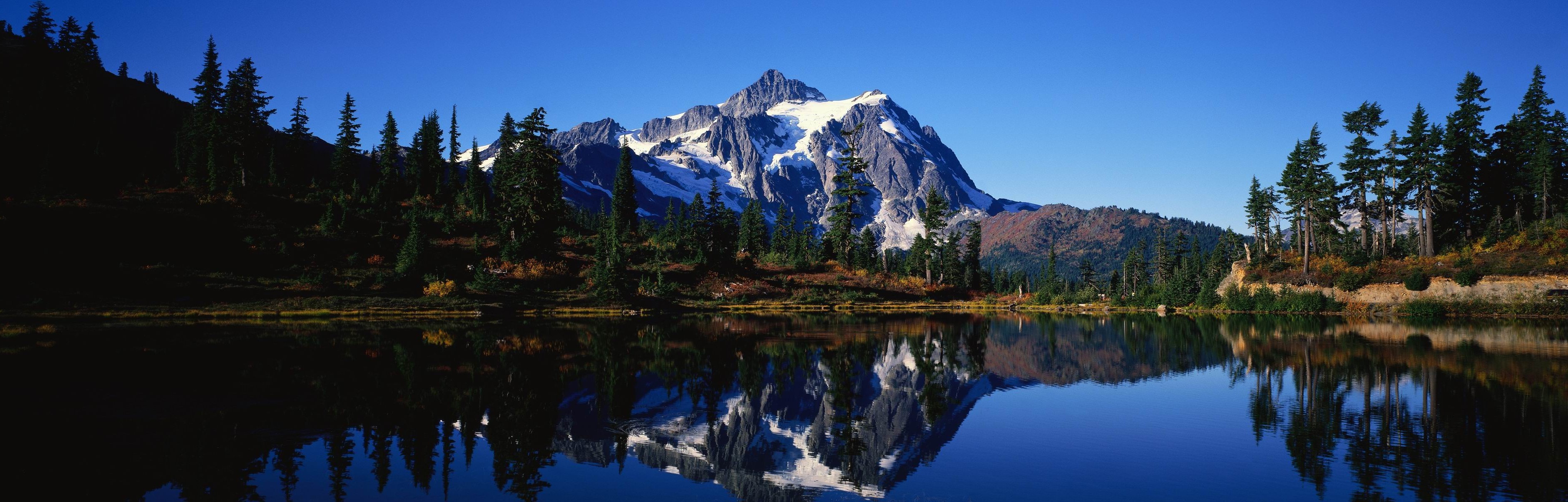 nature, Lake, Landscape, Reflection, Mountain Wallpaper