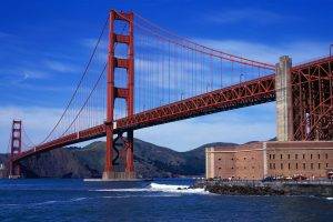 landscape, Golden Gate Bridge, Bridge, Sea