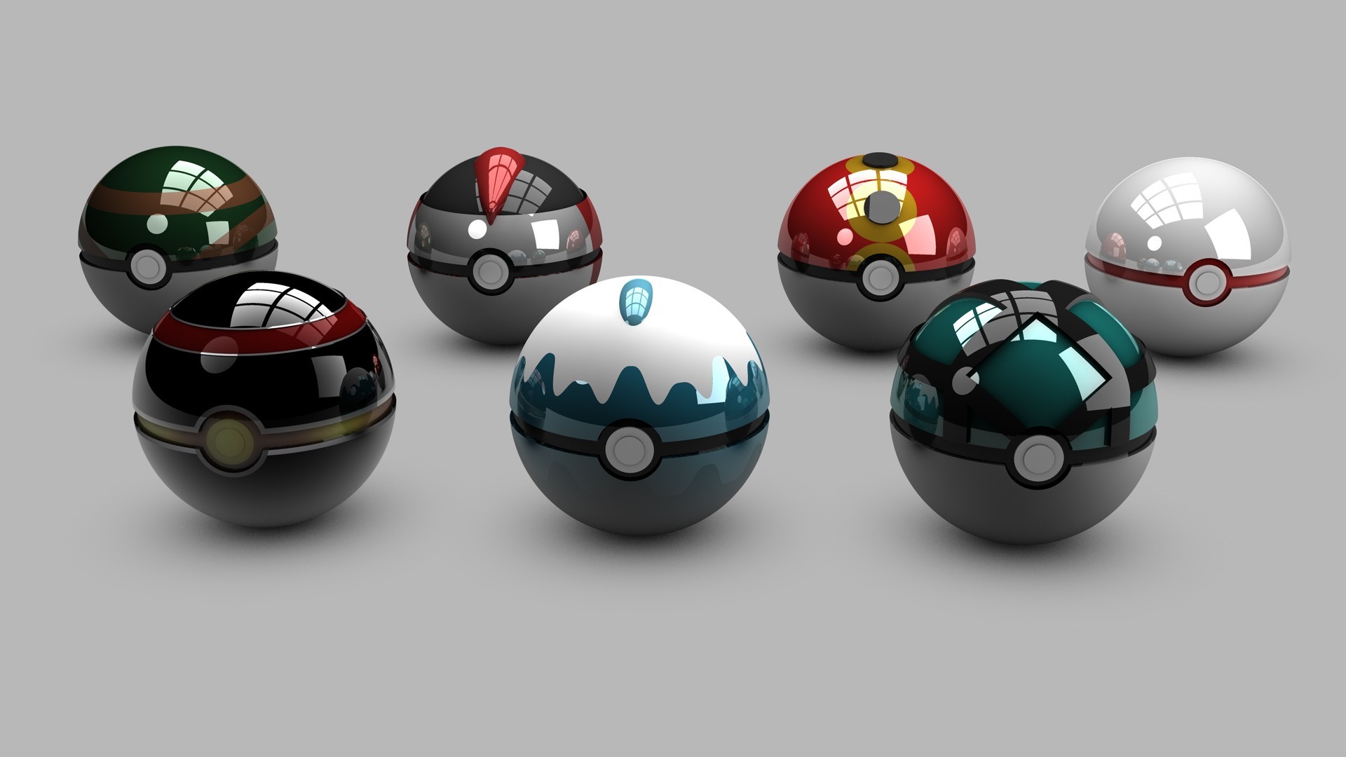 video Games, Pokemon, Poké Balls Wallpaper