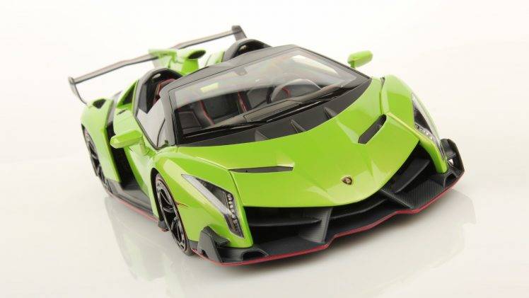 car, Vehicle, Green Cars, Lamborghini Veneno, Lamborghini Veneno Roadster HD Wallpaper Desktop Background