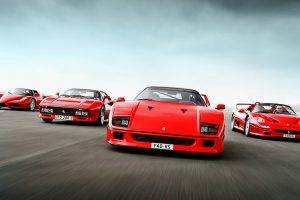 Ferrari Enzo, Ferrari F40, Ferrari F50, Ferrari 288 Gto, Car, Ferrari, Red Cars