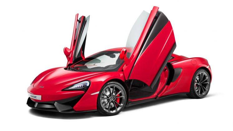 McLaren 540C, Car, Red Cars HD Wallpaper Desktop Background
