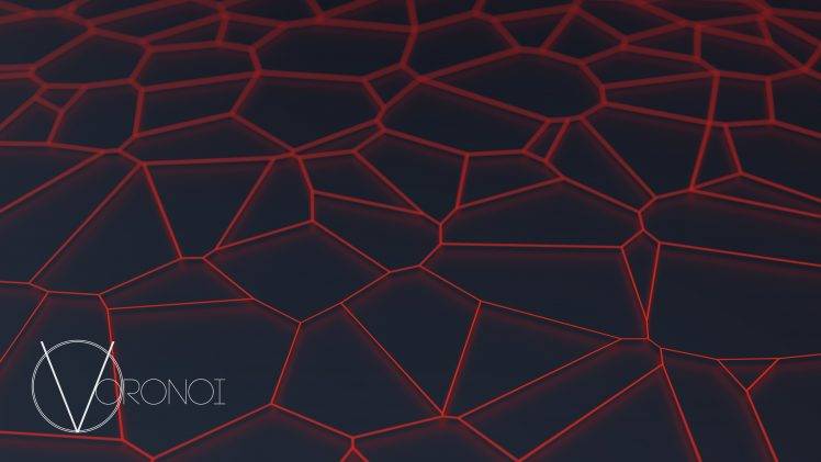 Voronoi Diagram, Abstract, Minimalism, Blender, Network HD Wallpaper Desktop Background