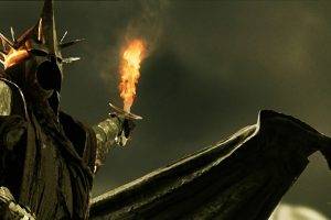 Witchking Of Angmar, Nazgûl, The Lord Of The Rings, Sword, Fire