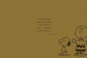 Snoopy, Charlie Brown, Quote
