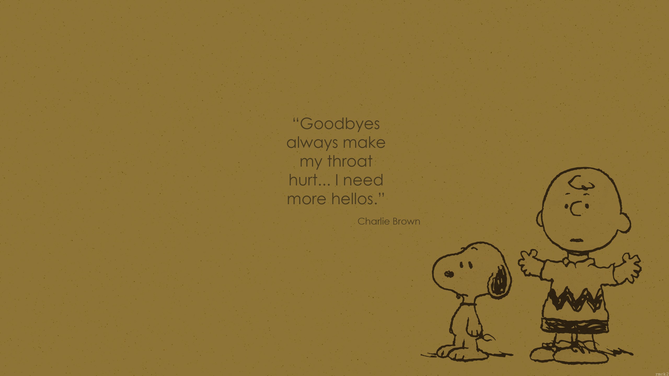 Snoopy, Charlie Brown, Quote Wallpaper