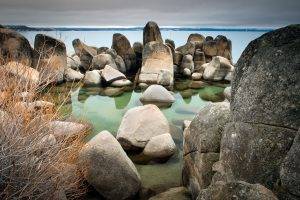 landscape, Nature, Stones, Sea