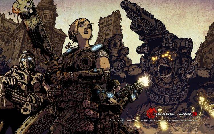 Gears Of War, Gears Of War 3, Video Games HD Wallpaper Desktop Background