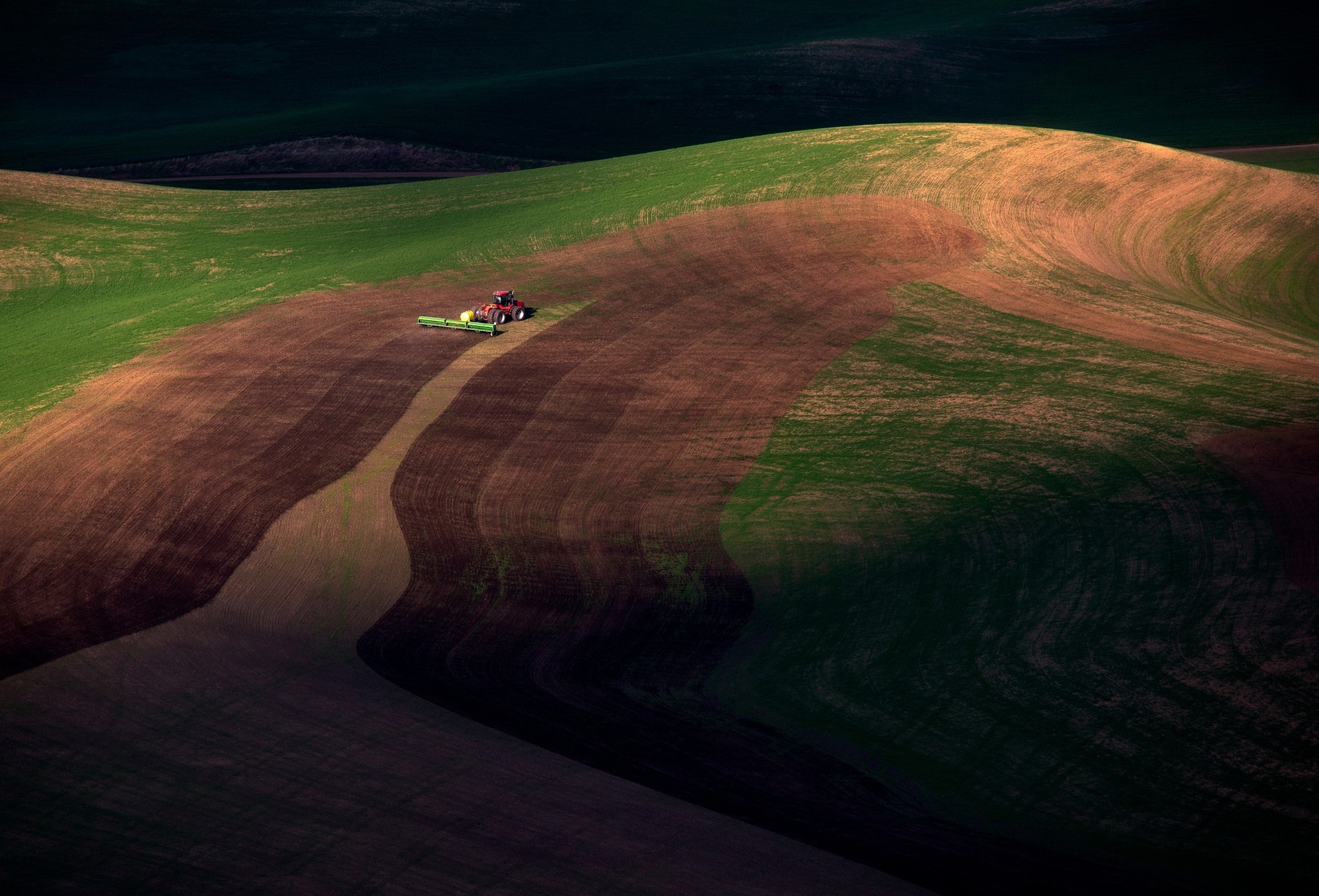 tractors, Landscape, Field Wallpaper