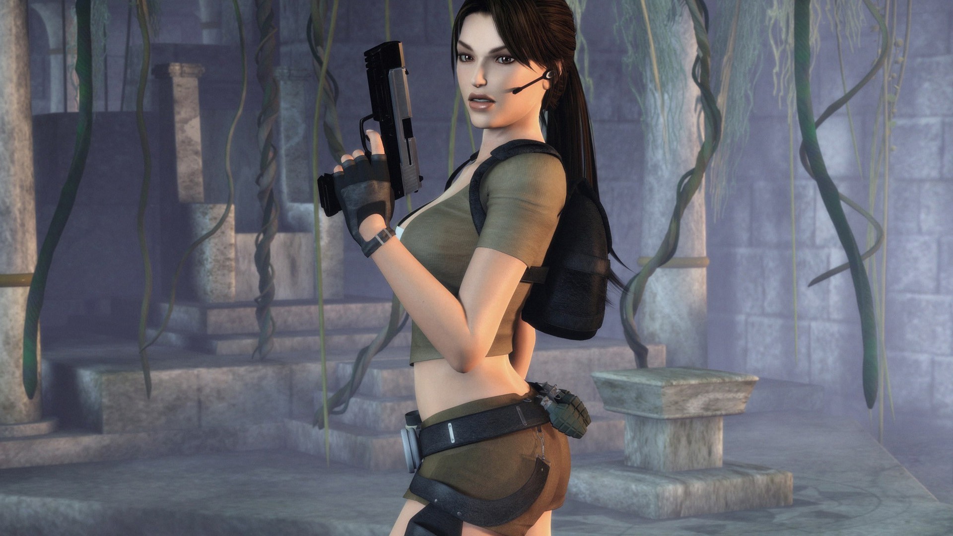 women, Tomb Raider, Lara Croft, Tomb Raider: Legend Wallpaper