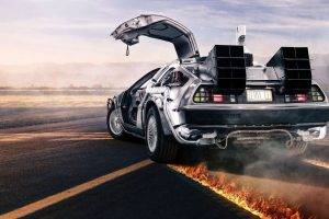 car, Back To The Future, DeLorean