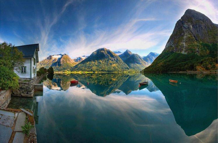 mountain, Lake, Reflection HD Wallpaper Desktop Background