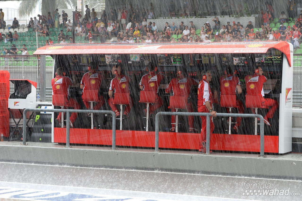 Ferrari, Ferrari Formula 1, Formula 1, Rain Wallpaper