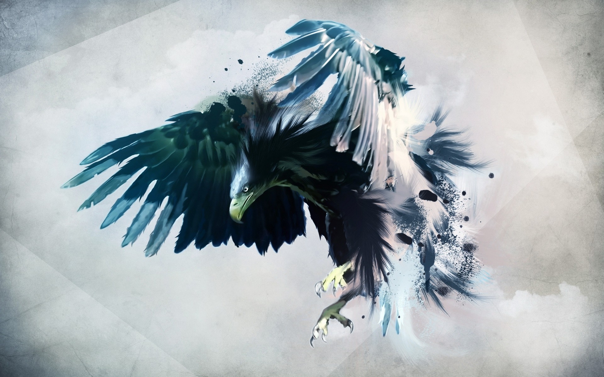 digital Art, Hawks Wallpaper