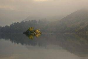 nature, Landscape, Lake, Mist