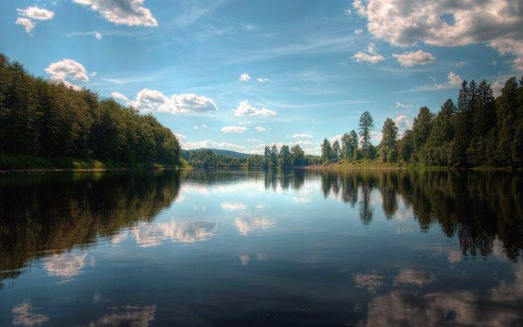 nature, Landscape, Lake, Reflection HD Wallpaper Desktop Background