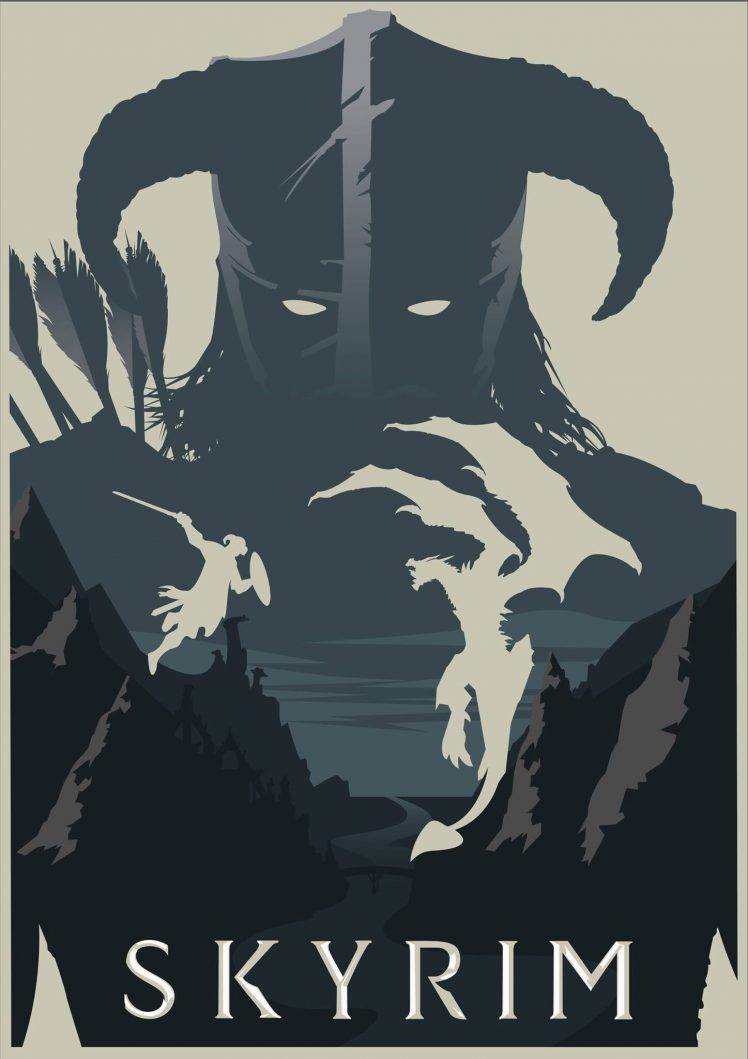 The Elder Scrolls V: Skyrim, Poster HD Wallpaper Desktop Background