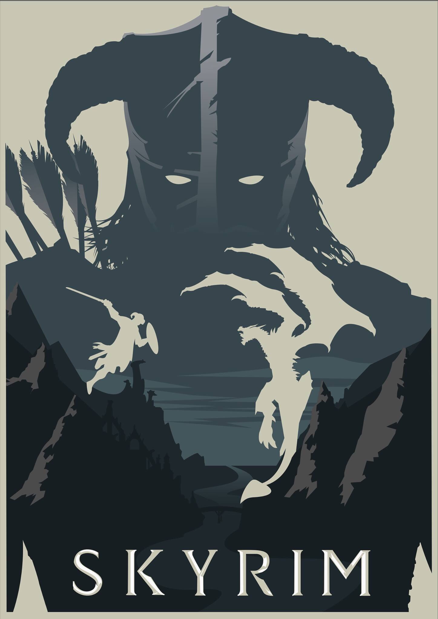 The Elder Scrolls V: Skyrim, Poster Wallpaper