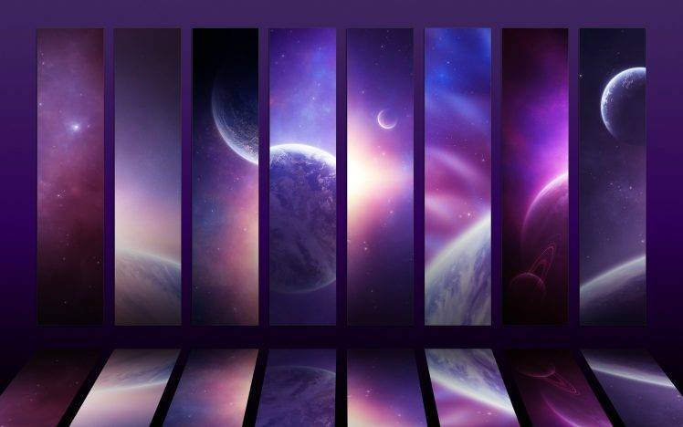 space, Galaxy, Digital Art HD Wallpaper Desktop Background