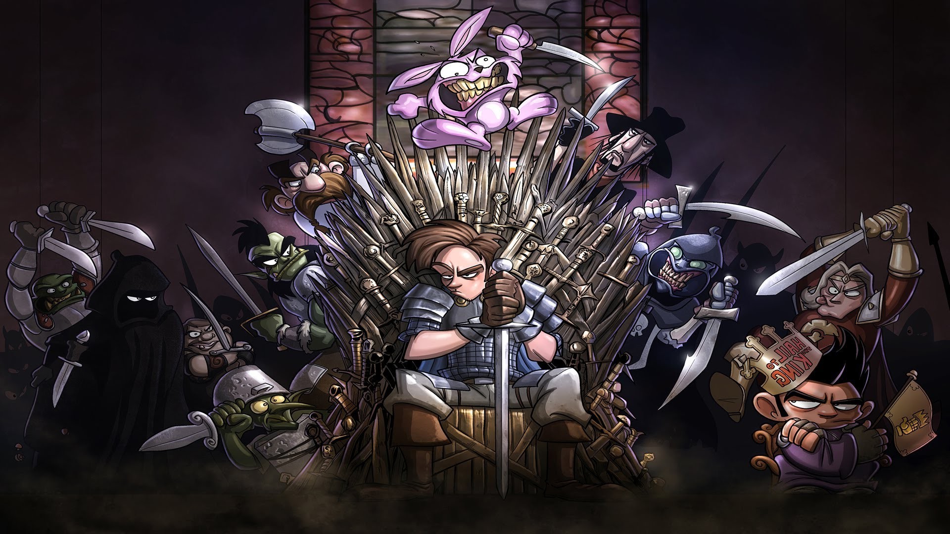 Game Of Thrones, Shakes  And  Fidget, Video Games, Iron Throne Wallpaper