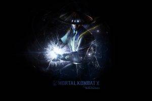 video Games, Mortal Kombat X, Mortal Kombat, Simple Background, Raiden