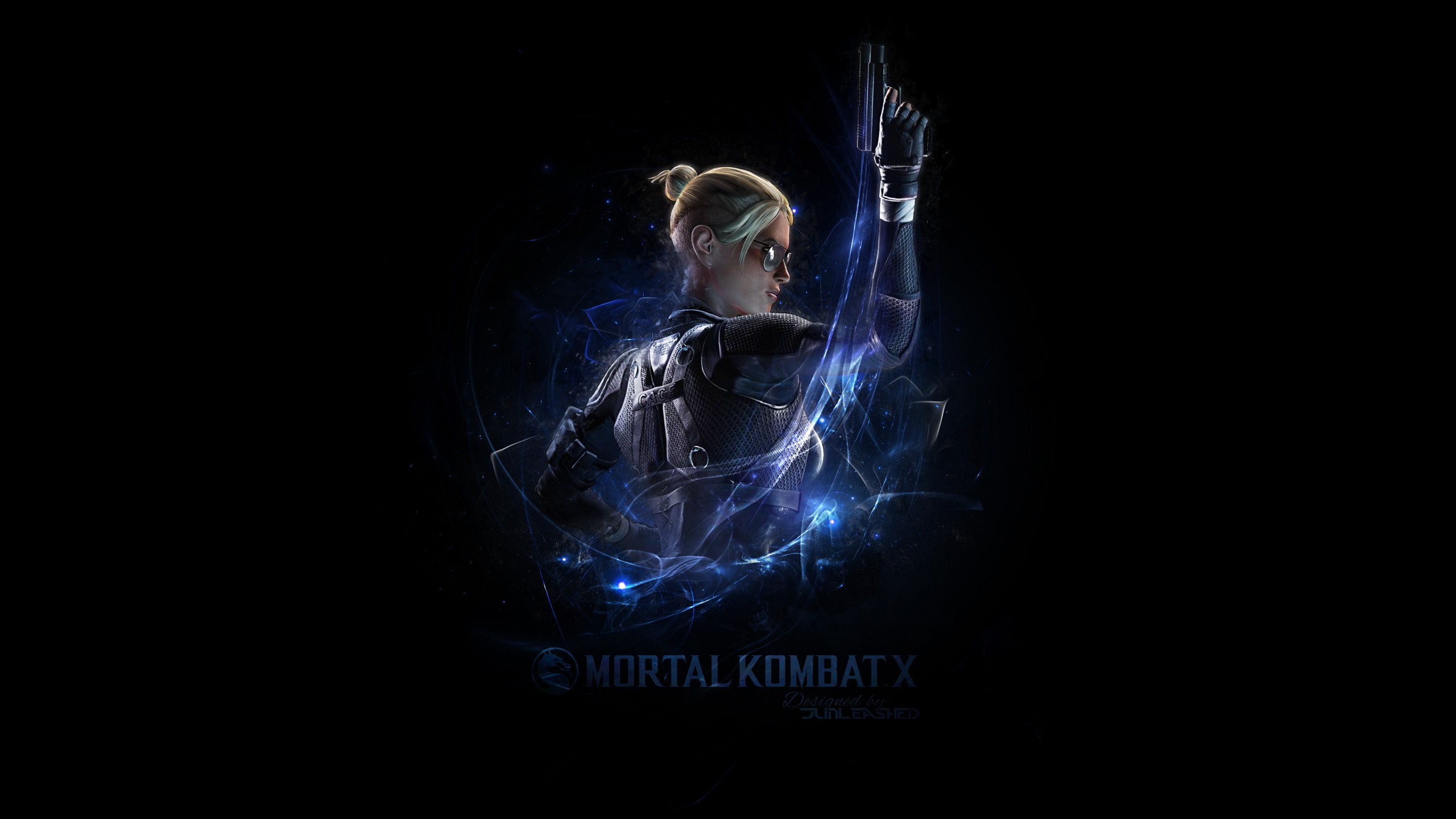 video Games, Mortal Kombat X, Mortal Kombat, Simple Background, Cassie Cage Wallpaper