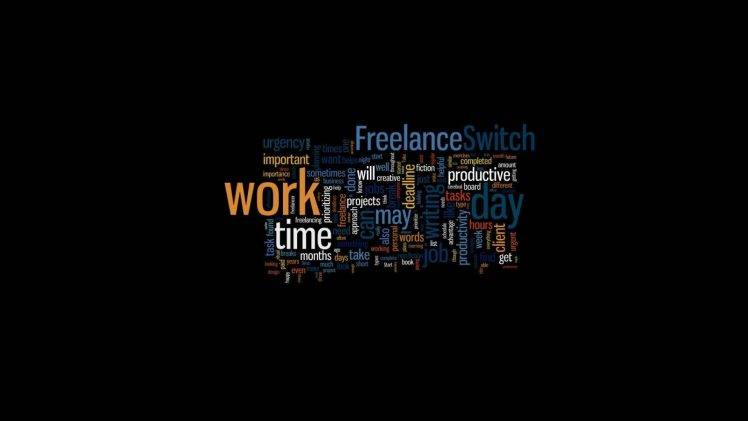 abstract, Simple Background, Word Clouds HD Wallpaper Desktop Background