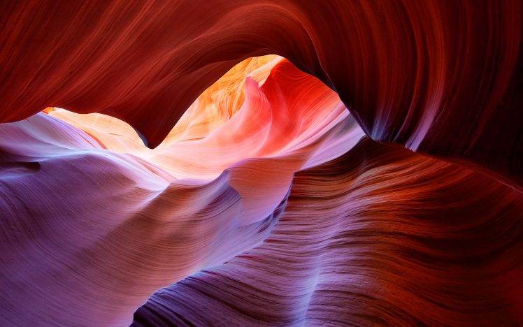 nature, Cave, Stones, Abstract, Rock, Antelope Canyon, Arizona, USA, Sunlight, Rock Formation HD Wallpaper Desktop Background