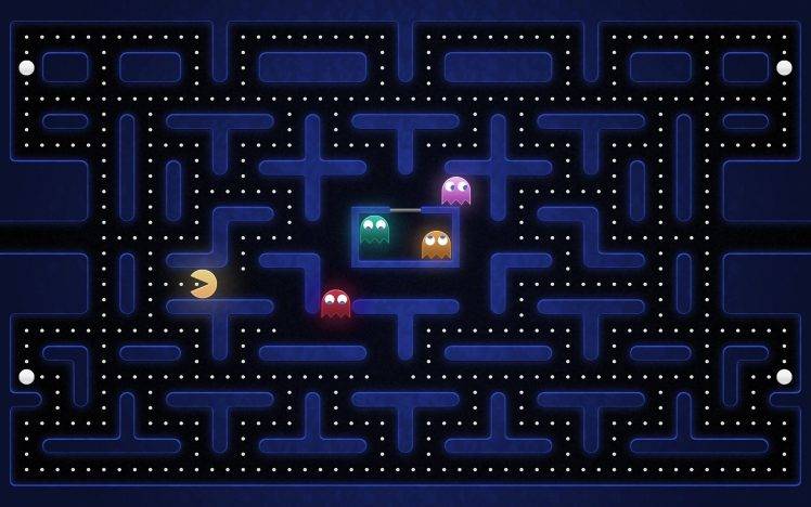 Pac Man, Video Games HD Wallpaper Desktop Background