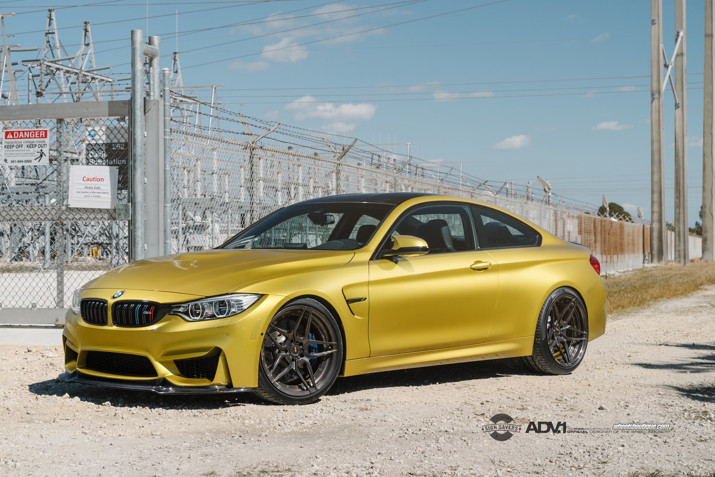 BMW, M4, BMW M4, ADV.1, ADV.1 Wheels, Austin Yellow Wallpaper