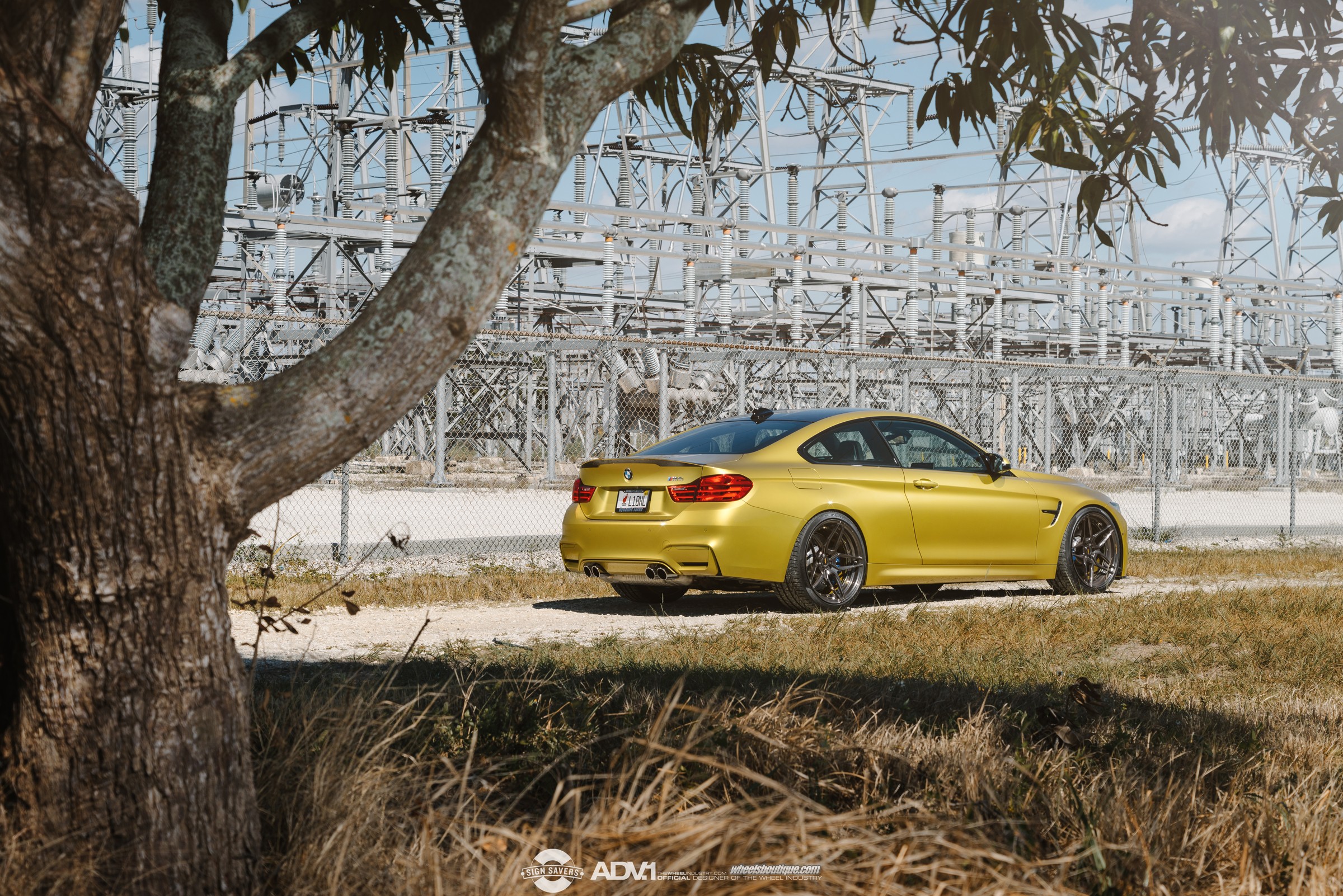 BMW, M4, BMW M4, ADV.1, ADV.1 Wheels, Austin Yellow Wallpaper