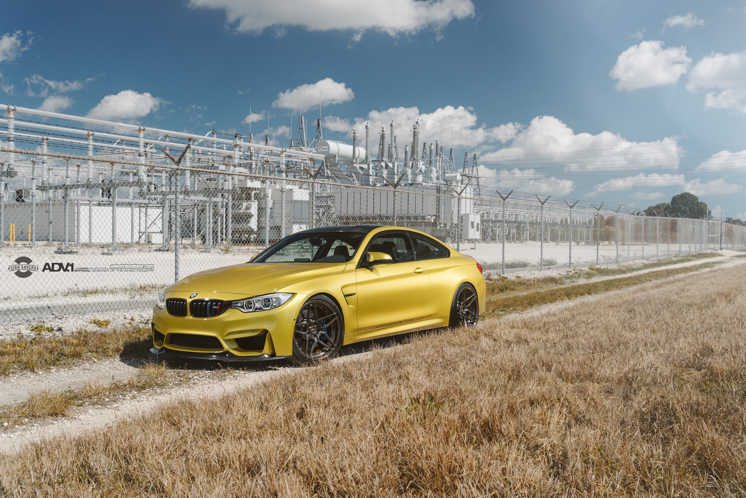 BMW, BMW M4, ADV.1, ADV.1 Wheels, Austin Yellow Wallpaper