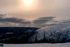 Sweden, Landscape, Vemdalen, Mountain, Snow