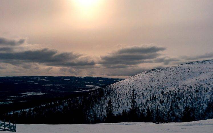 Sweden, Landscape, Vemdalen, Mountain, Snow HD Wallpaper Desktop Background