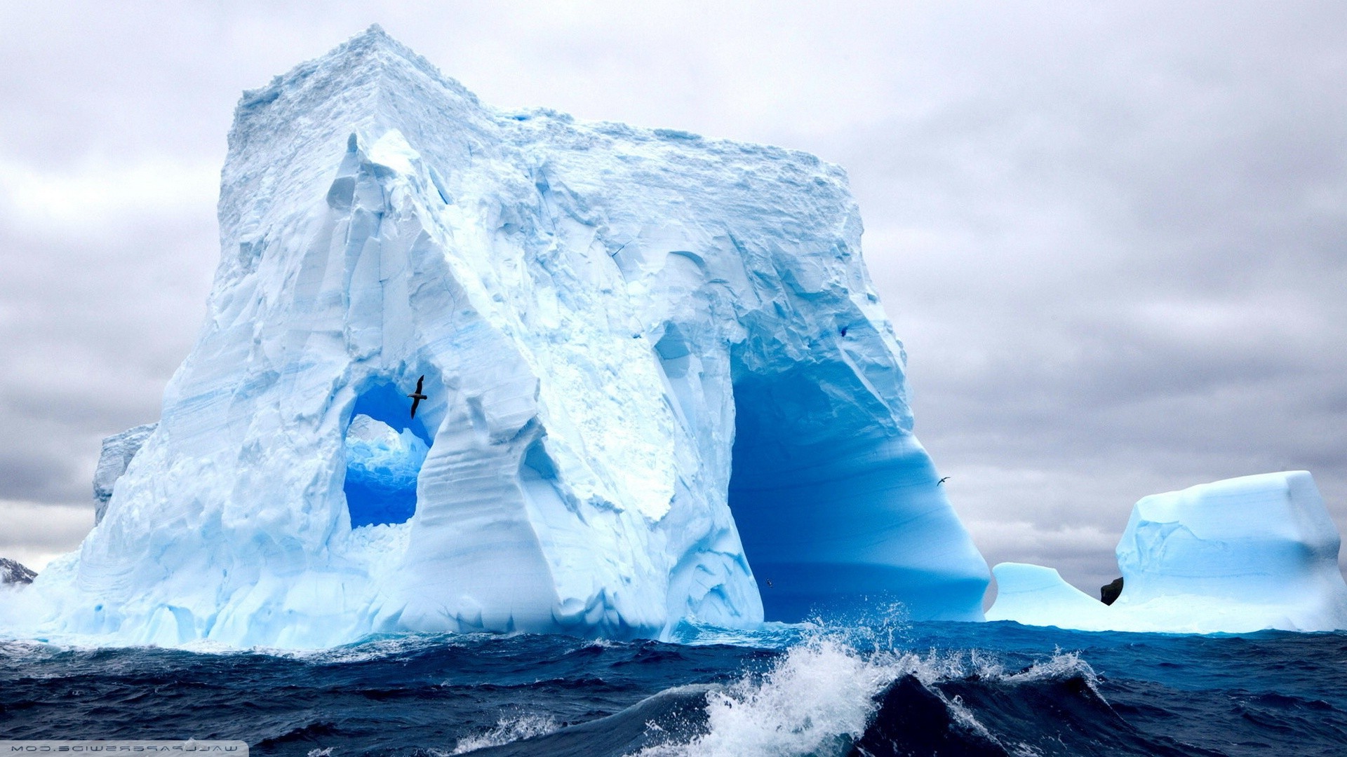 ice, Iceberg, Nature, Landscape Wallpaper