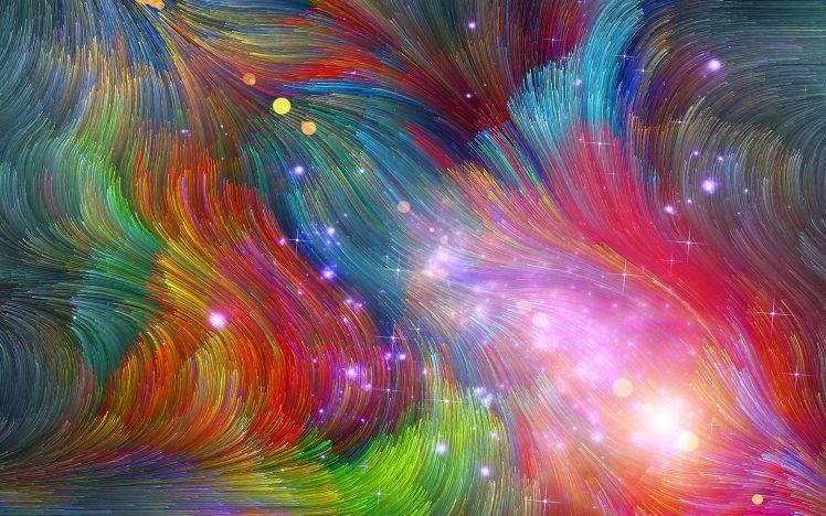galaxy, Colorful, Star Trails HD Wallpaper Desktop Background